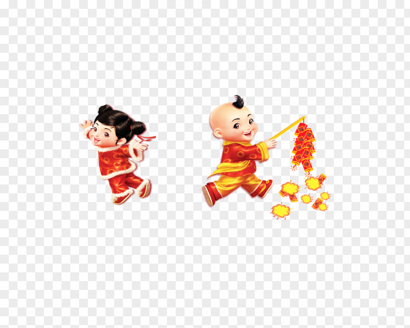Firecrackers Child Firecracker Chinese New Year Clip Art PNG