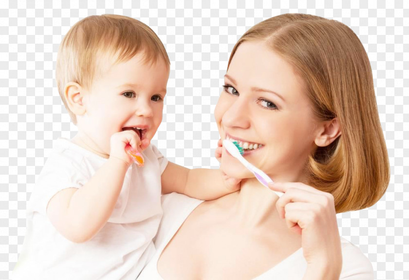 Tooth Brushing Infant Mother Child Oral Hygiene PNG brushing hygiene, and baby brushing, woman child holding toothbrush clipart PNG