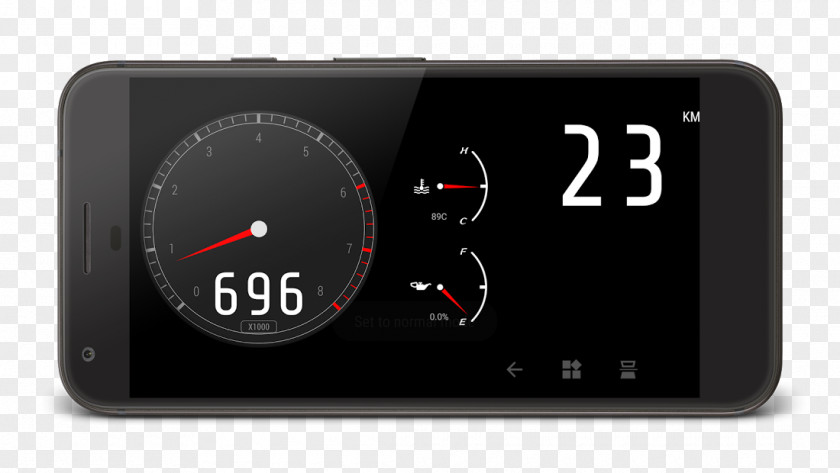 Android Head-up Display PNG