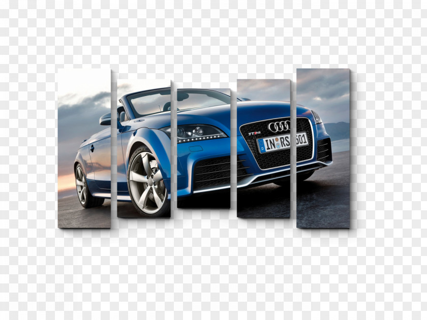 Car Audi TT Bumper Модульные картины PNG