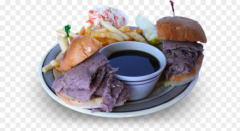 French Dip Roast Beef Full Breakfast Sunday Steak PNG