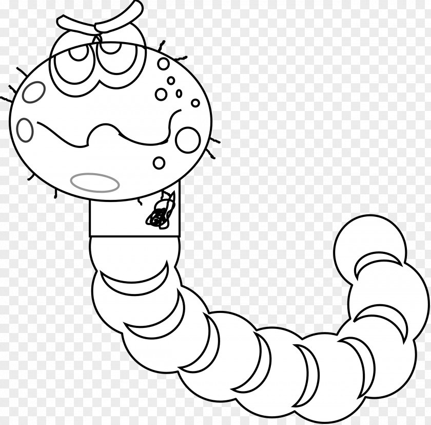 Sick Worm Drawing Snake Clip Art PNG