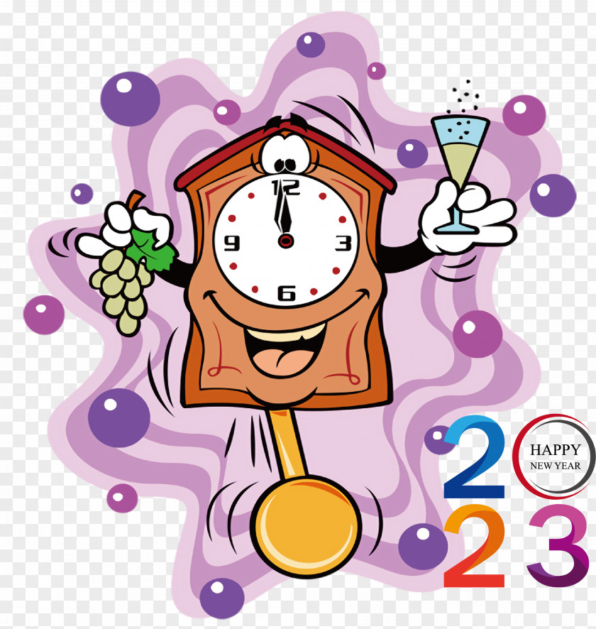 Cartoon Drawing Animation Clock Icon PNG