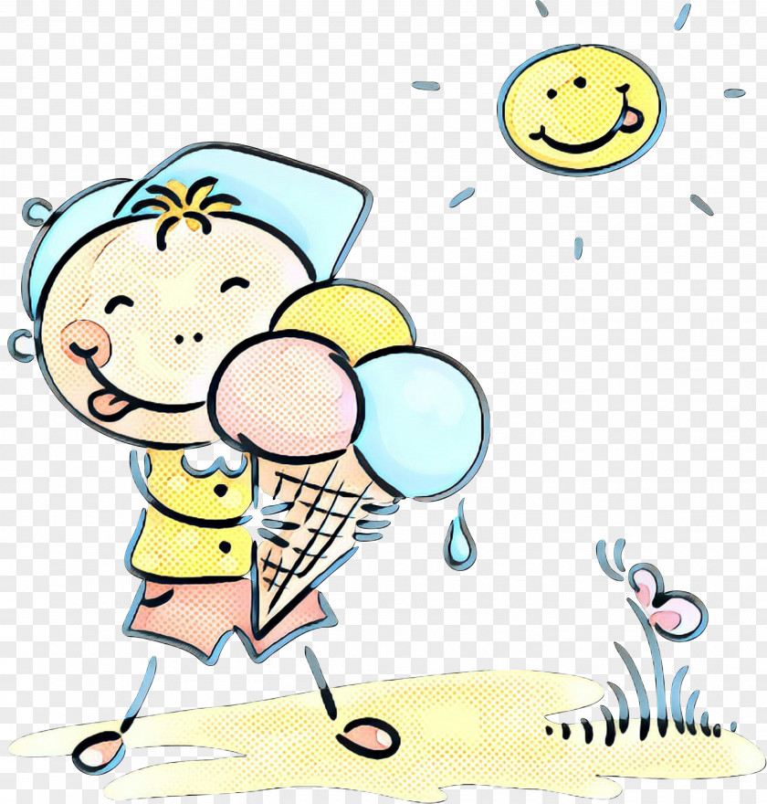 Child Pleased Cartoon Yellow Clip Art Happy Line PNG