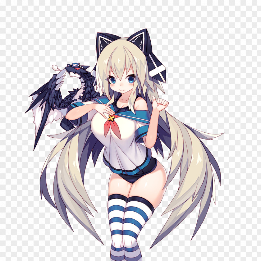 Clench Sukumizu Kavaii Astaroth Catgirl Cosplay PNG