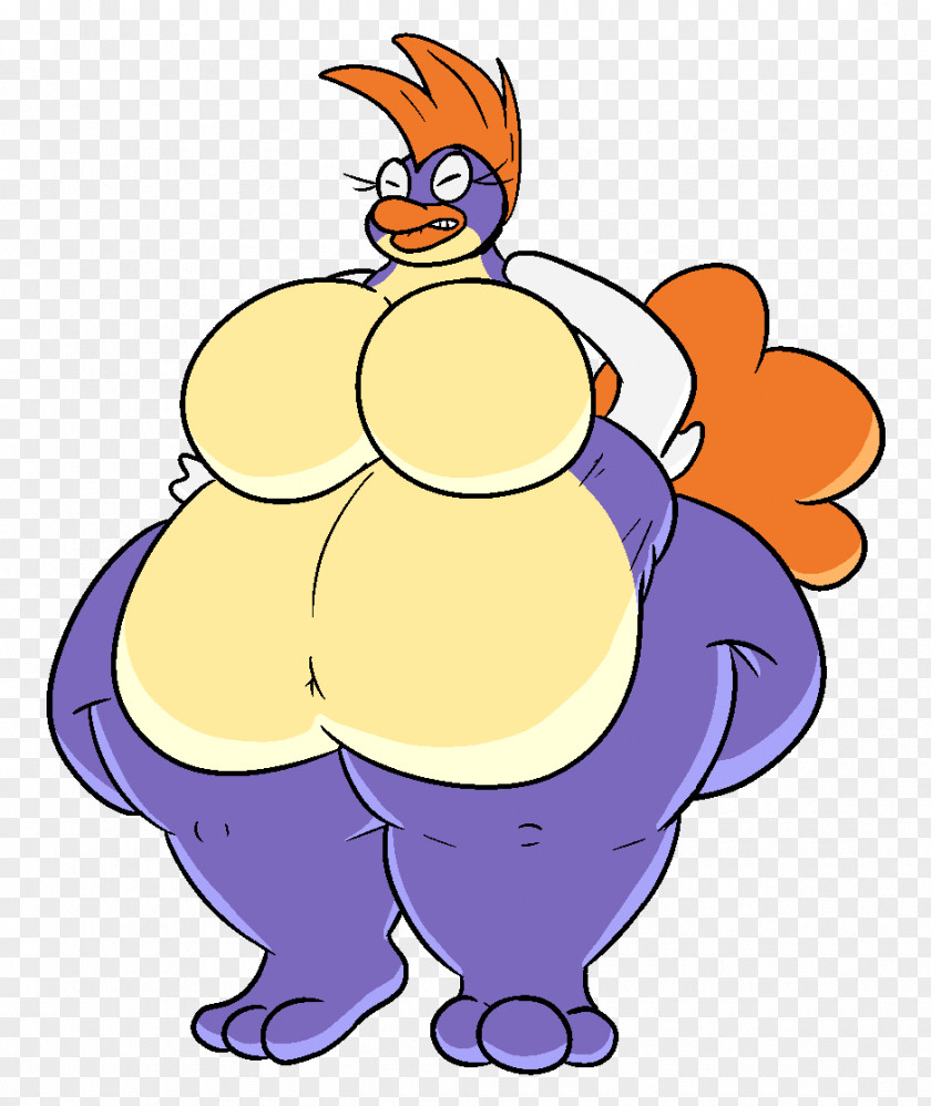 Purple Yoshi Beak Cartoon Character Clip Art PNG