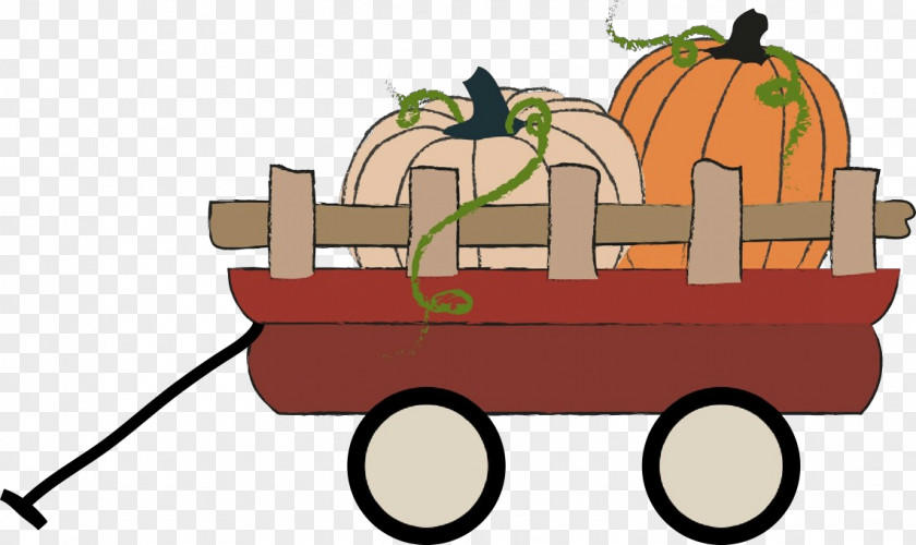 Wagon Vehicle Pumpkin PNG