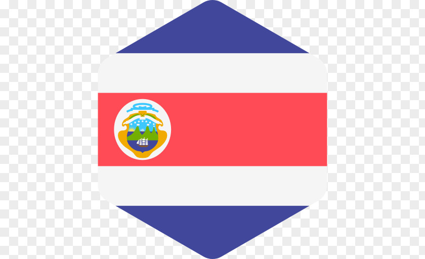 Flag Of Costa Rica Handkerchief T-shirt PNG