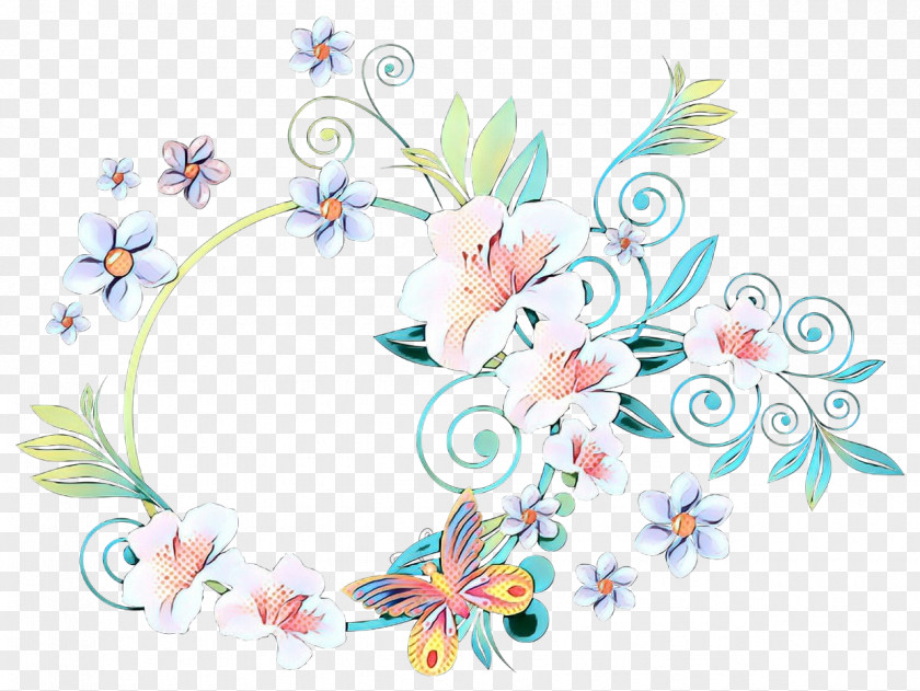 Idea Wreath Floral Flower Background PNG