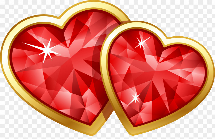 Ruby Valentine's Day February 14 Love Friendship Heart PNG