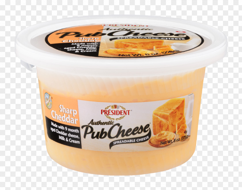 Cheese Cheddar Président Pub Tillamook PNG