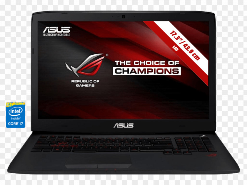 Laptop ASUS ROG Swift PG-8Q Republic Of Gamers Nvidia G-Sync PNG