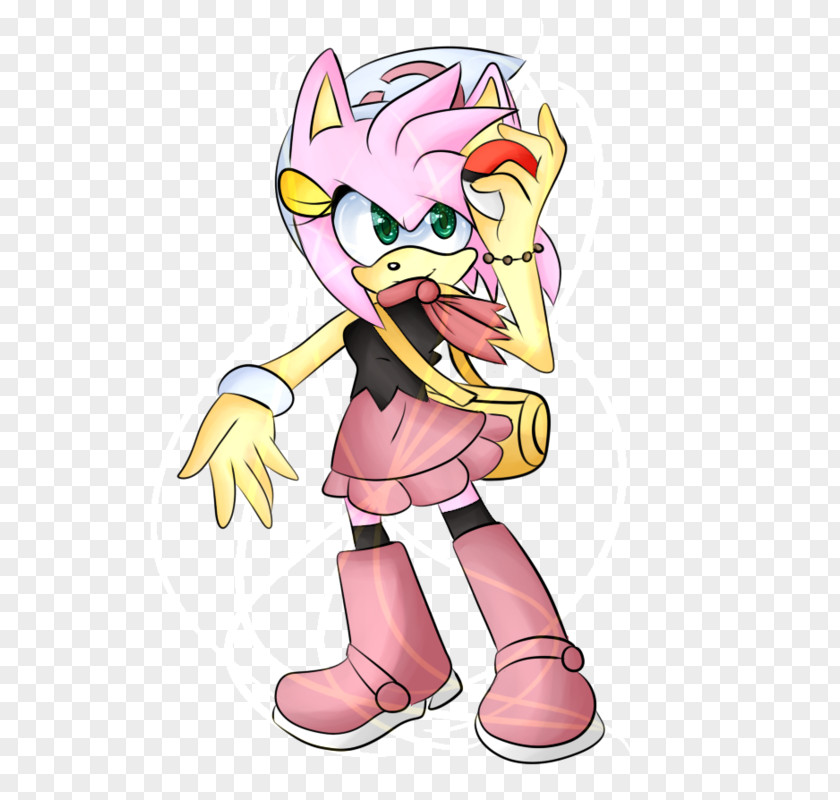 Lady With A Hat Amy Rose Pokémon Red And Blue Trading Card Game Sonic Chaos Shadow The Hedgehog PNG