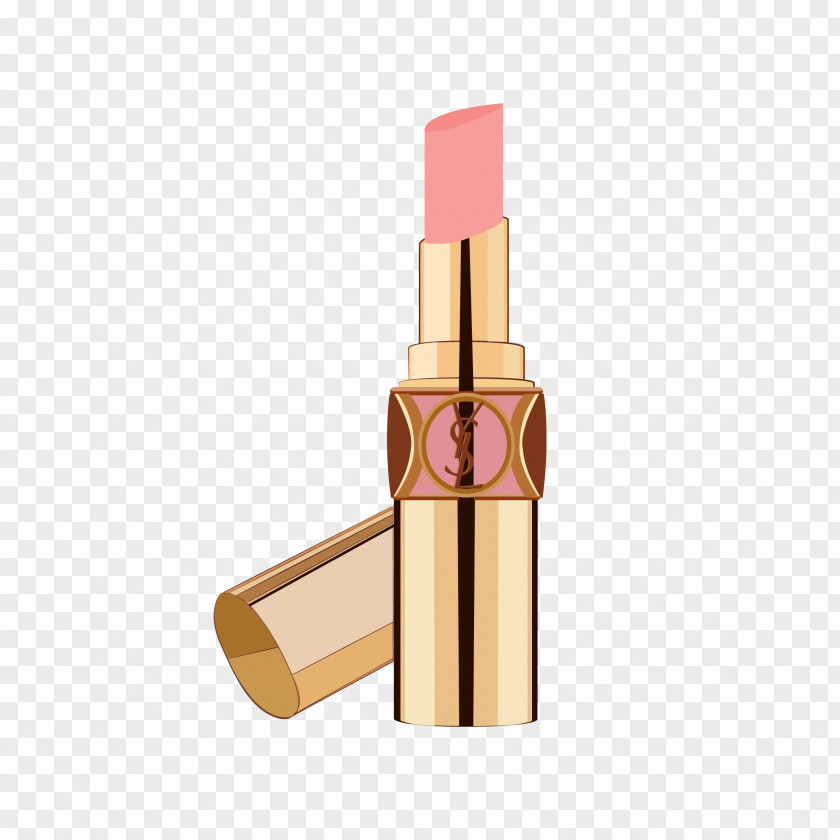 Meat Pink Lipstick Lip Gloss Make-up PNG