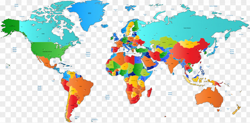 Vector Map Of The World PNG