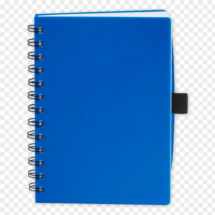 Electric Blue Paper Product Notebook PNG