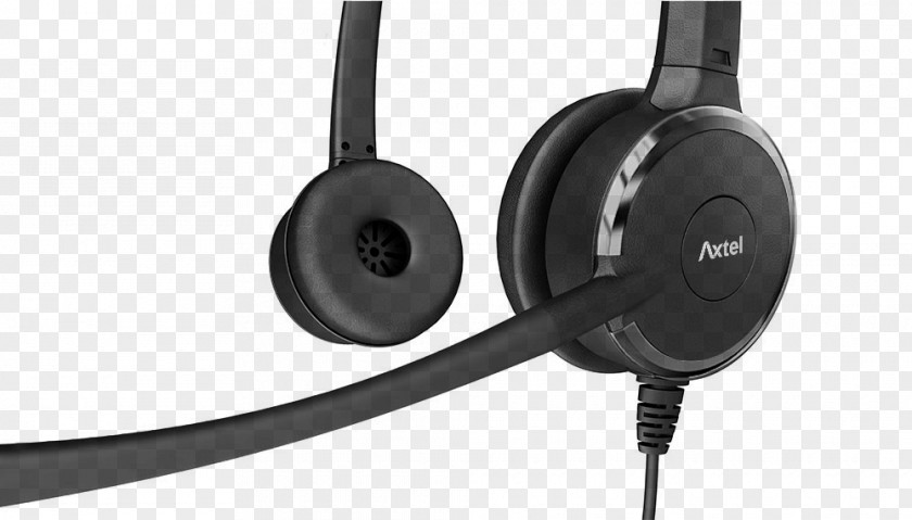 Headphones Headset Axtel Elite HDvoice Duo NC Microphone PNG