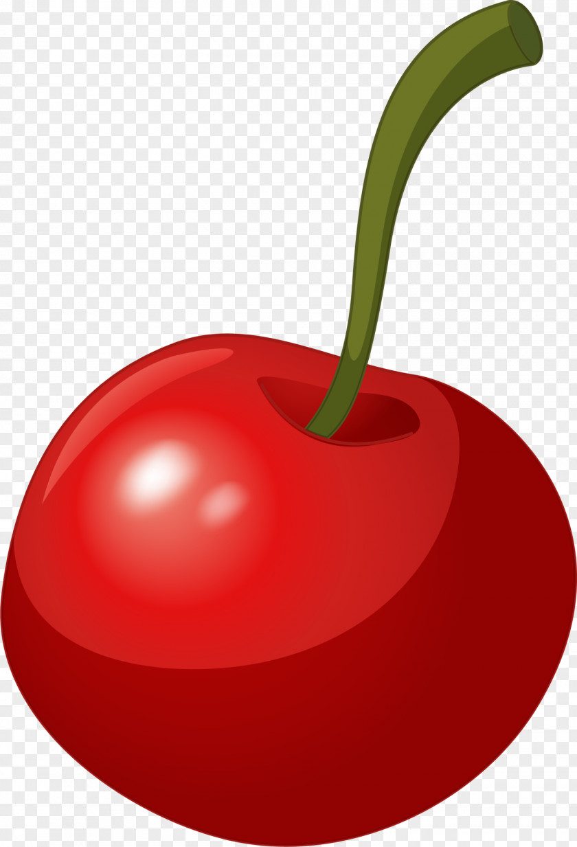 Little Fresh Red Apple Clip Art PNG