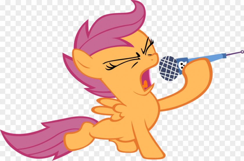 Singing Scootaloo Pony Pinkie Pie Rainbow Dash Apple Bloom PNG