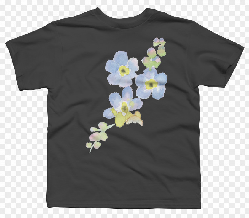 T-shirt Printed Sleeve Top PNG