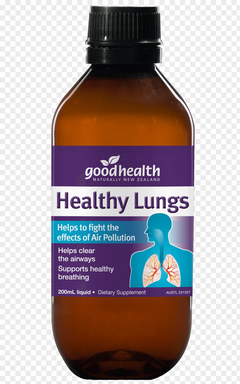 Good Health Lung Dietary Supplement Air Pollution Fish Oil PNG