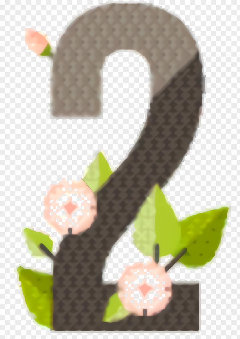 Number Plant Green Leaf Background PNG