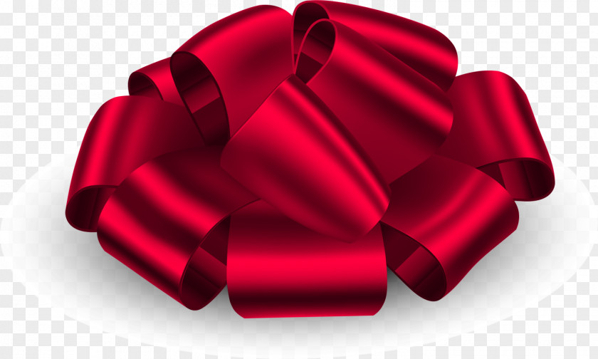 Red Bow Gift Box Clip Art PNG
