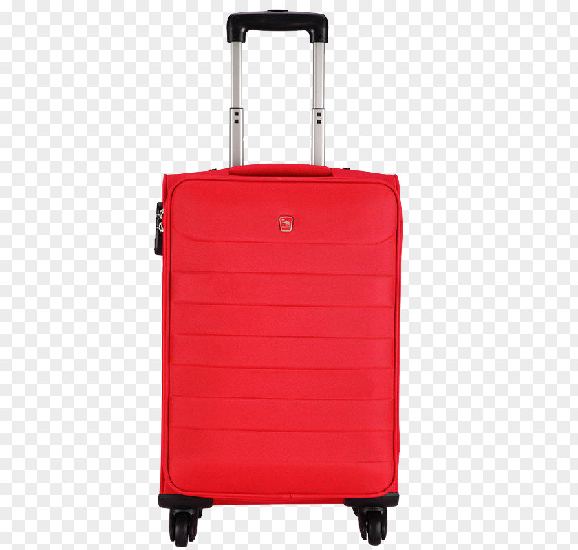 Red Suitcase Hand Luggage PNG