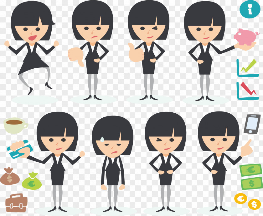 Business Finance Villain Clip Art PNG