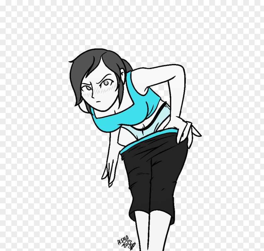 Digital Art Wii Fit Drawing PNG art , elastigirl rule 34 clipart PNG