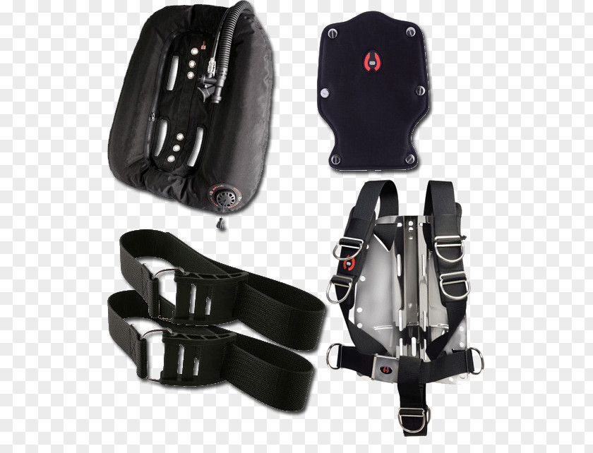 Diving Equipment Scuba Set Backplate And Wing Buoyancy Compensators Sidemount PNG
