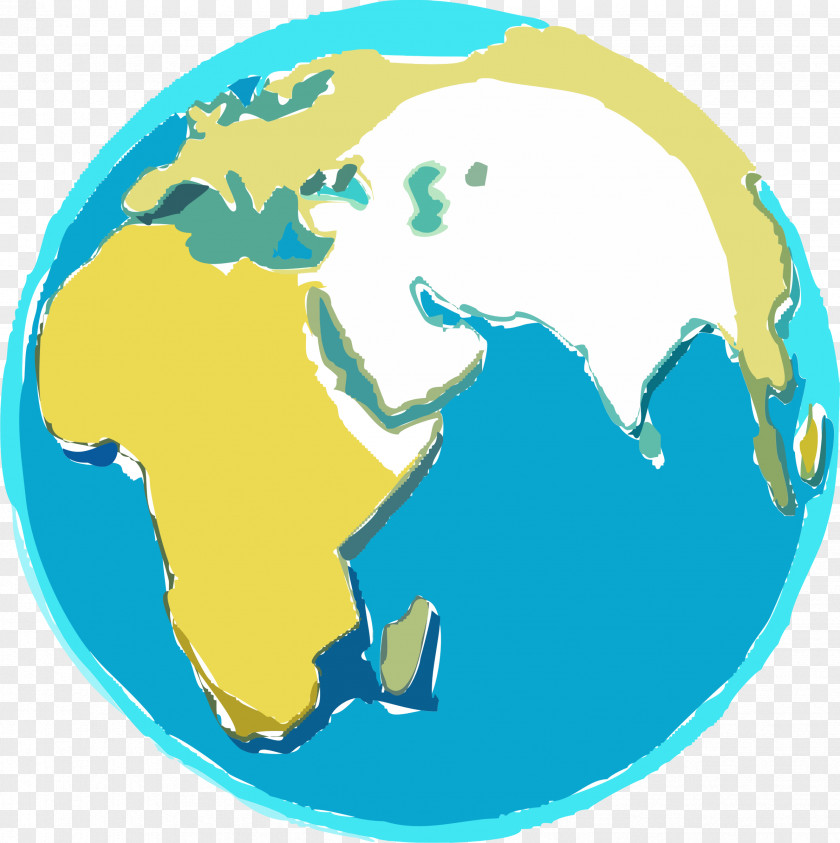 Earth Globe World Map Business Management PNG