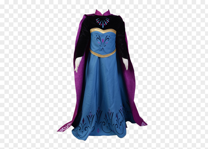 Elsa Anna Robe Costume Design PNG