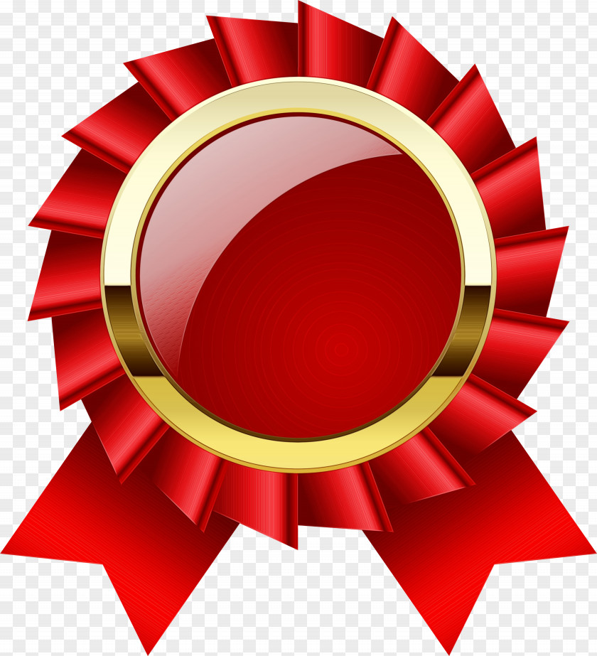 Material Property Ribbon Red Circle PNG