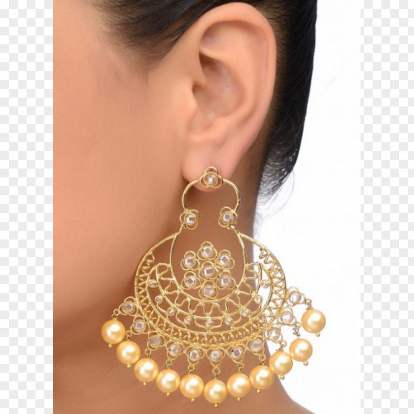 Necklace Earring Chandbali Diamond Jewellery PNG