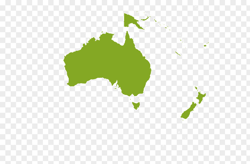 Oceania Australia Map PNG