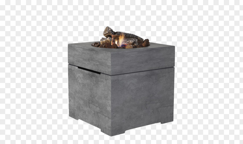 Table Fire Pit Grey Wood PNG