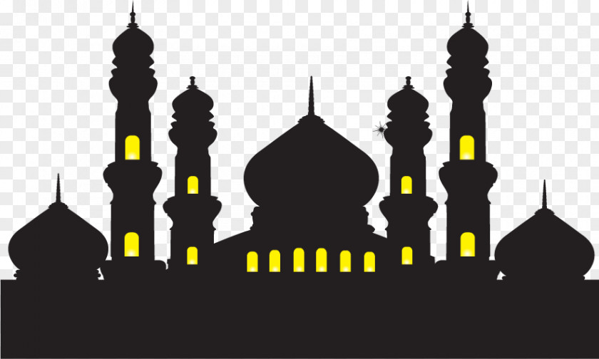 Vector Muslim Building Plans Mosque Ramadan Islam Illustration PNG