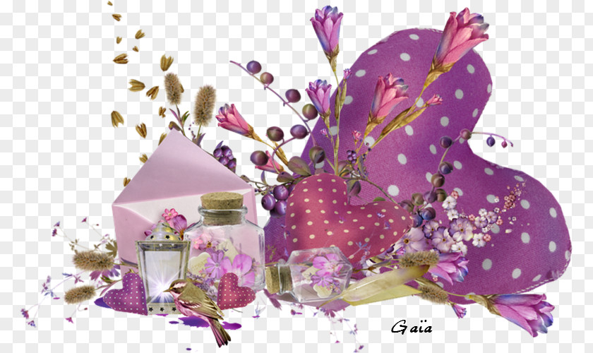 Violet Floral Design Centerblog PNG