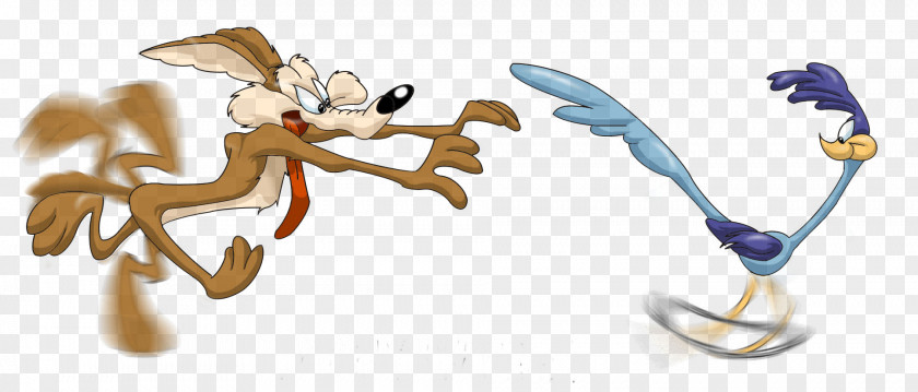 Baby Looney Tunes Wile E. Coyote And The Road Runner Drawing PNG