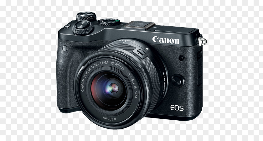 Canon EOS M6 EF-M 15–45mm Lens Mirrorless Interchangeable-lens Camera 18–150mm PNG
