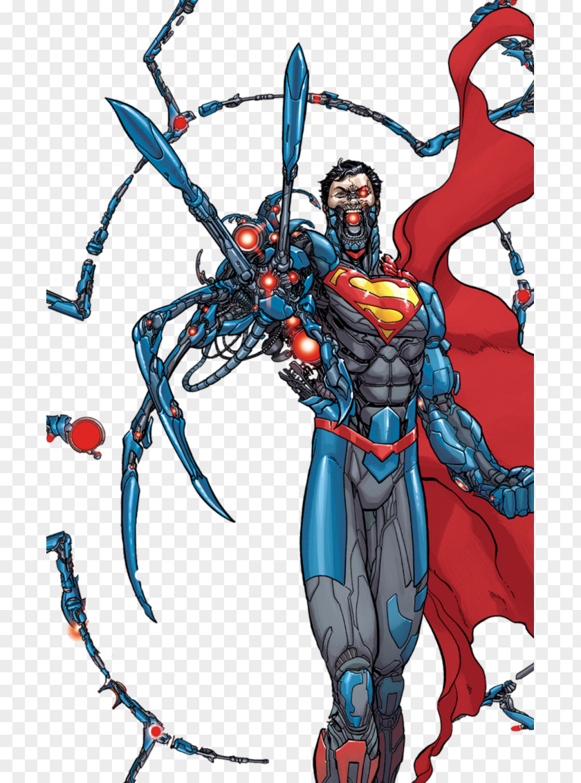 Cyborg Superman Supergirl Hank Henshaw Zor-El PNG