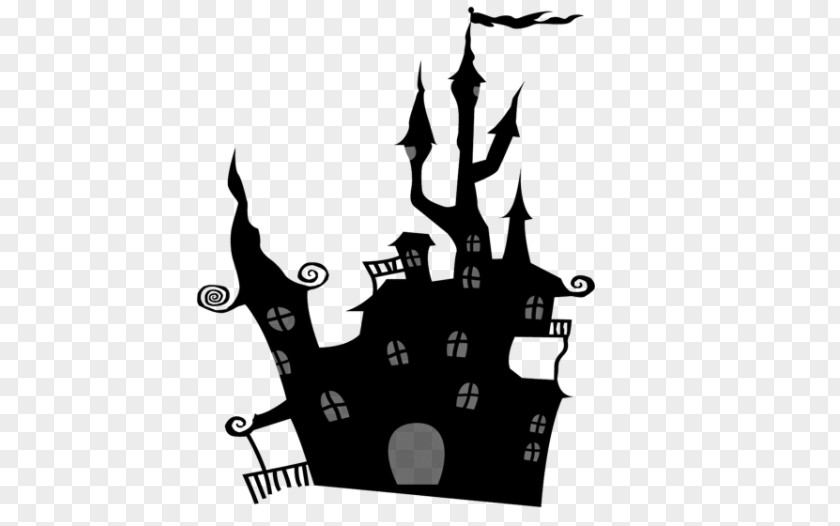 Halloween Open Haunted House Jack-o'-lantern Clip Art PNG