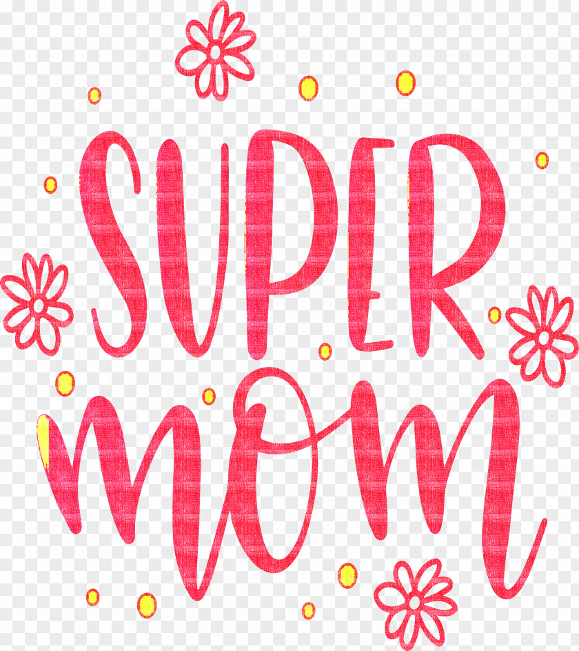 Mothers Day Super Mom PNG