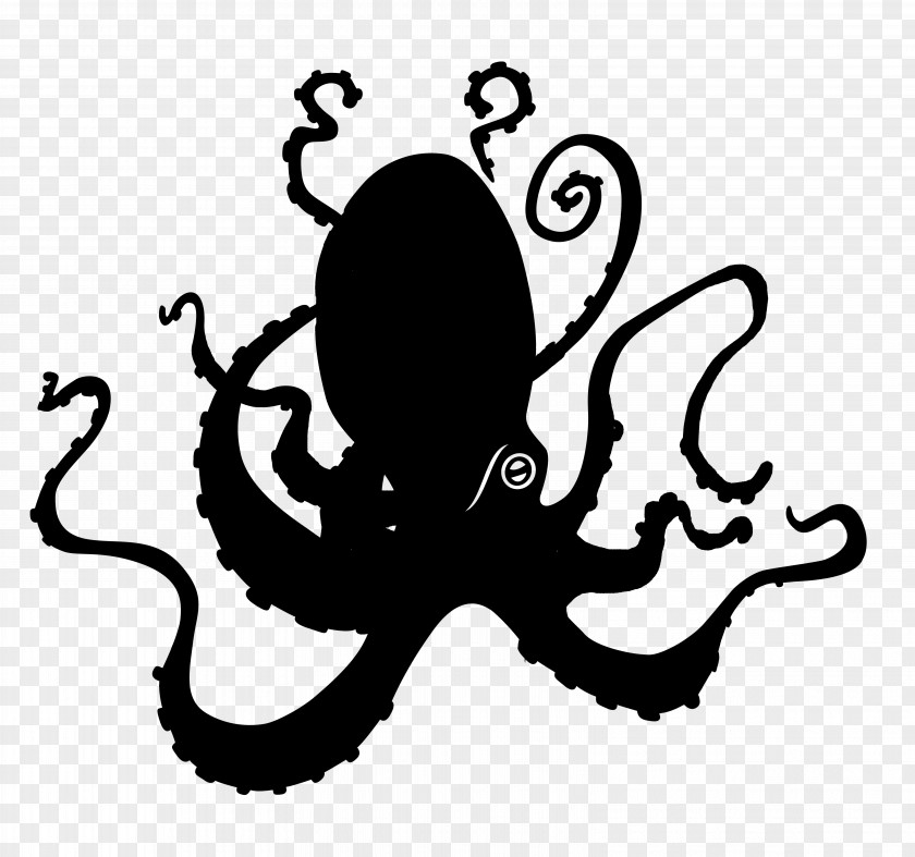 Octopus Watercolor Painting Silhouette Creativity Clip Art PNG