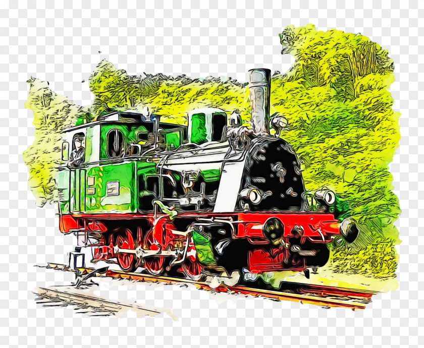 Rail Transport Railroad Car Train Locomotive Track PNG