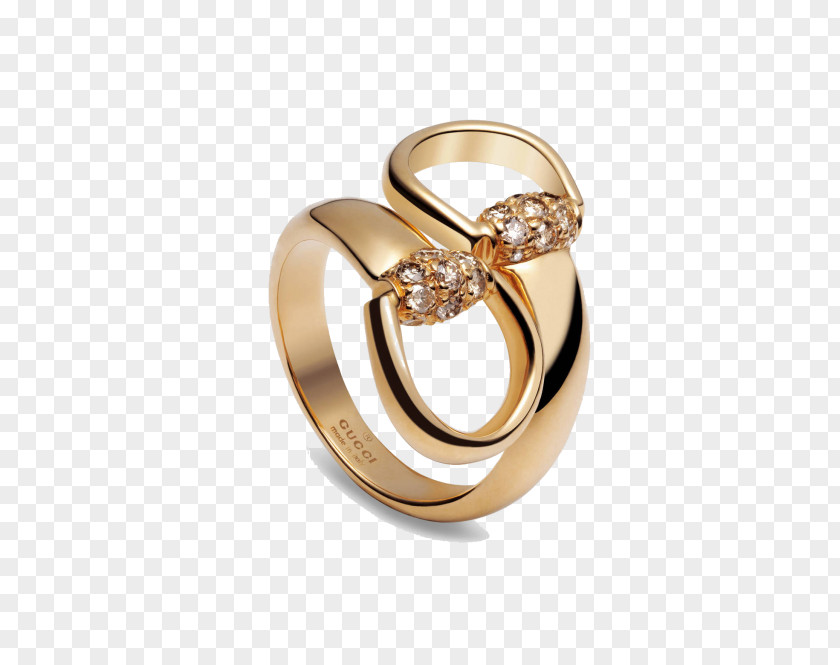 Ring Earring Jewellery Gold Brown Diamonds PNG