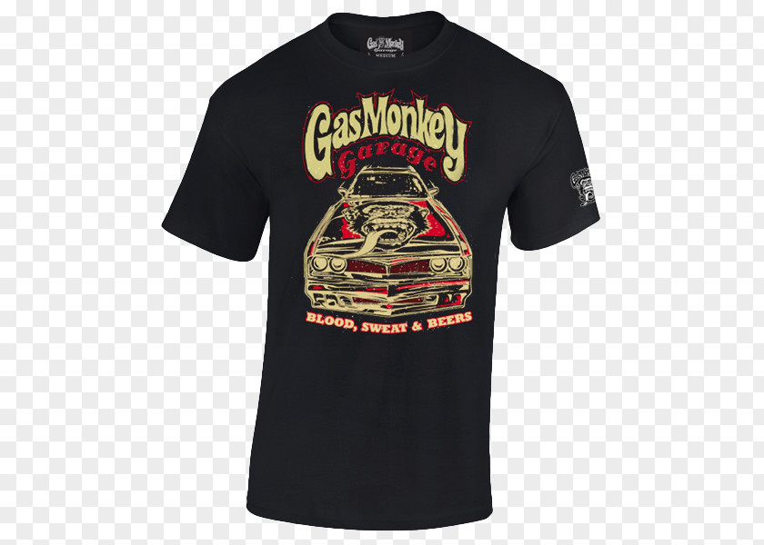 T-shirt Gas Monkey Garage NBA Development League Majestic Athletic Clothing PNG