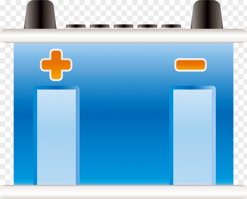 Blue Battery Charger Car Rechargeable PNG