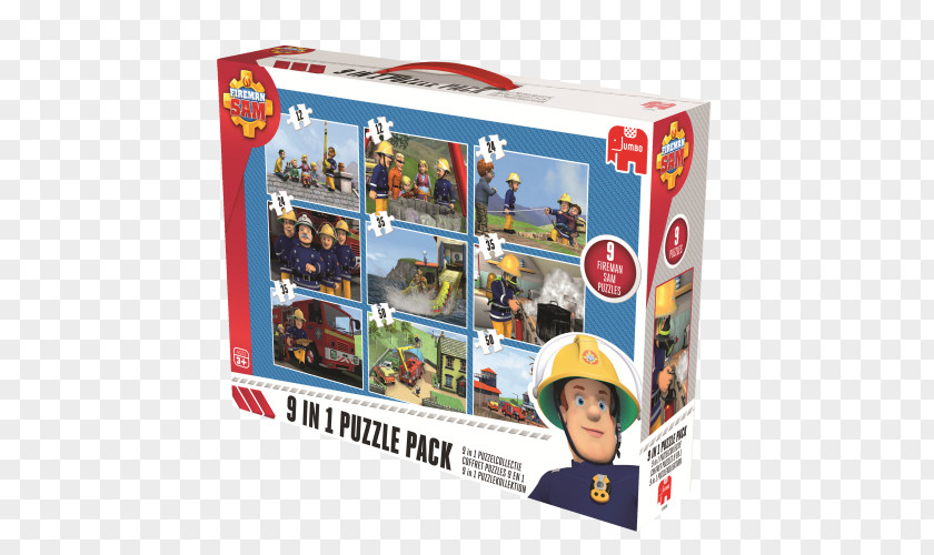 Fireman Sam Jigsaw Puzzles Puzzle Box Ravensburger Jumbo PNG